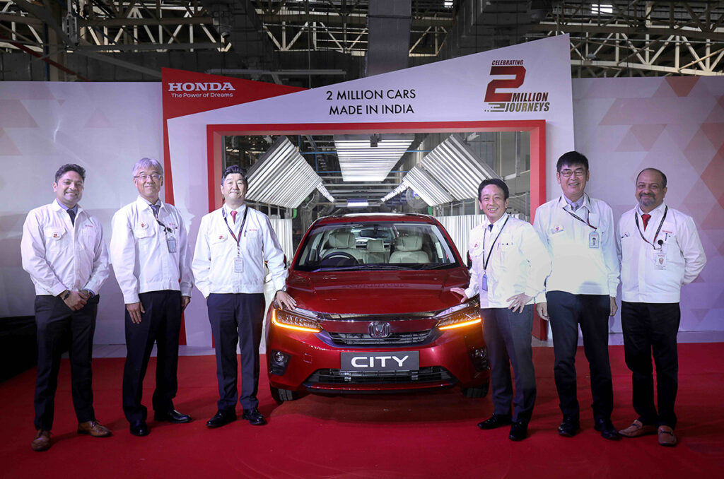 20221107051446 2 Million Production Roll out of Honda Cars India